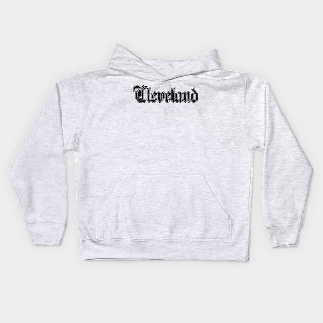 cleveland Kids Hoodie by DeekayGrafx